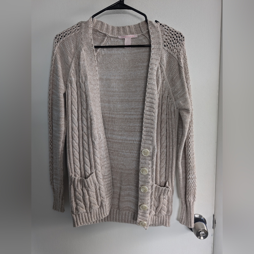 Victoria's Secret Cozy Knit Cardigan with Button Detail